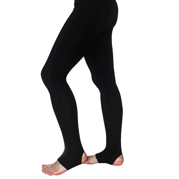 Collants de Danse Vêtements de Gymnastique Extensibles pour Hommes Garçons Collants Doux Ballerine Respirants avec Étrier