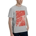 thumbnail image 2 of Bingfone Beef Steaks Men'S Loose Fit Short-Sleeve Pocket T-Shirt, 2 of 7