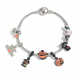 thumbnail image 2 of Pulsera BJR estilo caricaturizado retro con temática de calavera de calabaza, 2 of 5