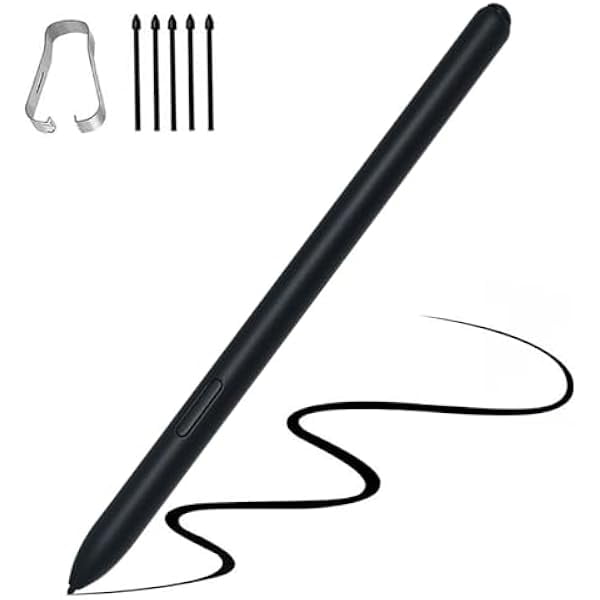 wonima44 EMR Stylus Compatible with Remarkable 2,Stylus Pen with Eraser, 4096 Pressure Levels, Palm Rejection, Tilt Support, for Remarkable/Samsung/Wacom/Onyx EMR Devices with 5 Replacement Pen Tips
