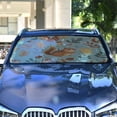thumbnail image 7 of BZSMCE Foldable Car Windshield Sunshade Umbrella-Autumn Squirrel Pattern, 7 of 7