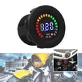 thumbnail image 3 of Ejoyous LED Display Voltmeter, 12V DC Motorcycle Car LED Digital Display Voltmeter, Battery Voltage Meter Waterproofing Voltage Volt Meter Gauge Black, 3 of 7
