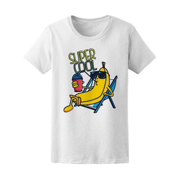 Cartoon Cool Banana Milkshake Women's Tee - Image by Shutterstock