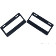 thumbnail image 4 of Par de porta placas FINELINE ceja Ancha Negro, 4 of 4