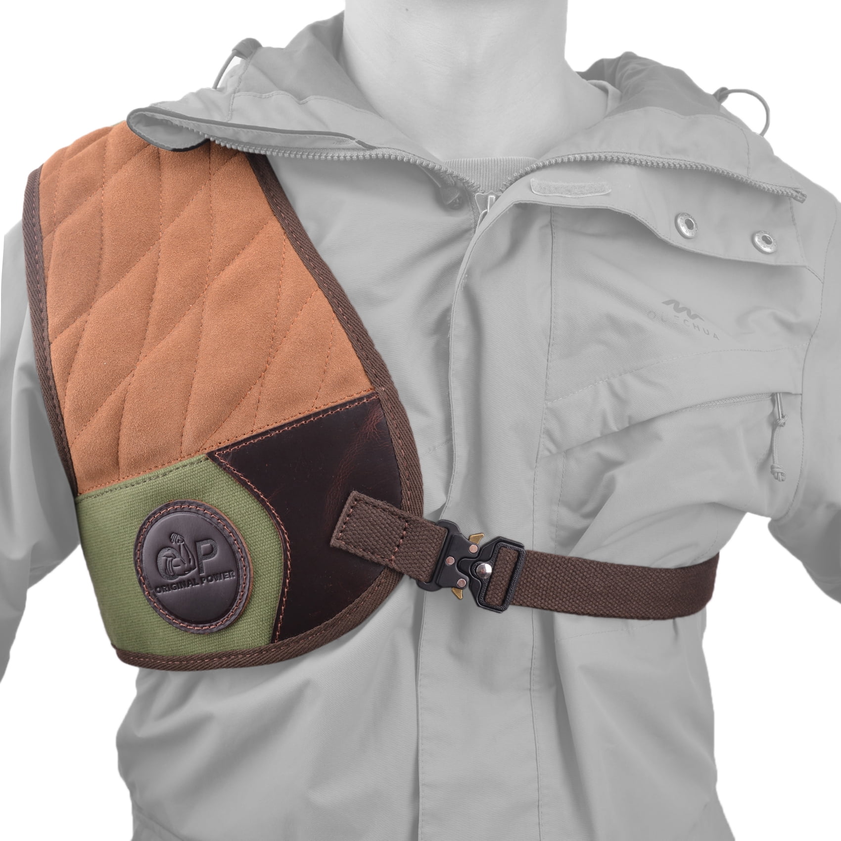 Wayne's Dog Padded Shooting Right Shoulder Recoil Pad , Shoulder Shield Protection for Right Chest / Shoulder
