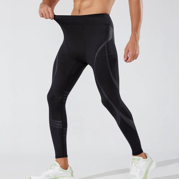Weiqiqre Pants for Men Support Compression Tights, High Performance Pants for Running and Weight Lifting