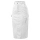 thumbnail image 3 of Gibobby ganchos para faldas con pinzas la espalda delgada de cintura alta informal sólida para mujer con bolsillos(Blanco, L), 3 of 5