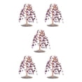 thumbnail image 2 of Thinsony 1/2/3/5 Stable Tree Desktop Ornament With Low Center Of Gravity - For Office Meaningful Purple 5PCS, 2 of 6