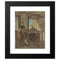 thumbnail image 2 of Christiaan Andriessen 12x14 Black Modern Framed Museum Art Print Titled - The Artist in His Atelier (About 1805-1808), 2 of 5