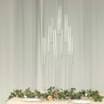 thumbnail image 5 of Efavormart 10 Arm Clear Acrylic Cluster Round Taper Candle Holder Candelabra, Pillar Candle Stick Stand With Circular Base - 47" Tall, 5 of 11