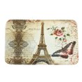 thumbnail image 5 of 3Pcs Bathroom Set Bath Rug Set Paris Eiffel Tower Pattern Anti-Slip Bathroom Pedestal Rug + Toilet Lid Cover + Floor Mat Bath Mat Set, 5 of 9