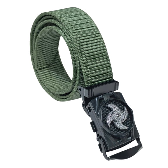 Nylon Belt with Strong Quick-Lock Buckle | Lightweight, Durable and Adjustable Strap for Work, Trips and Daily Outfits