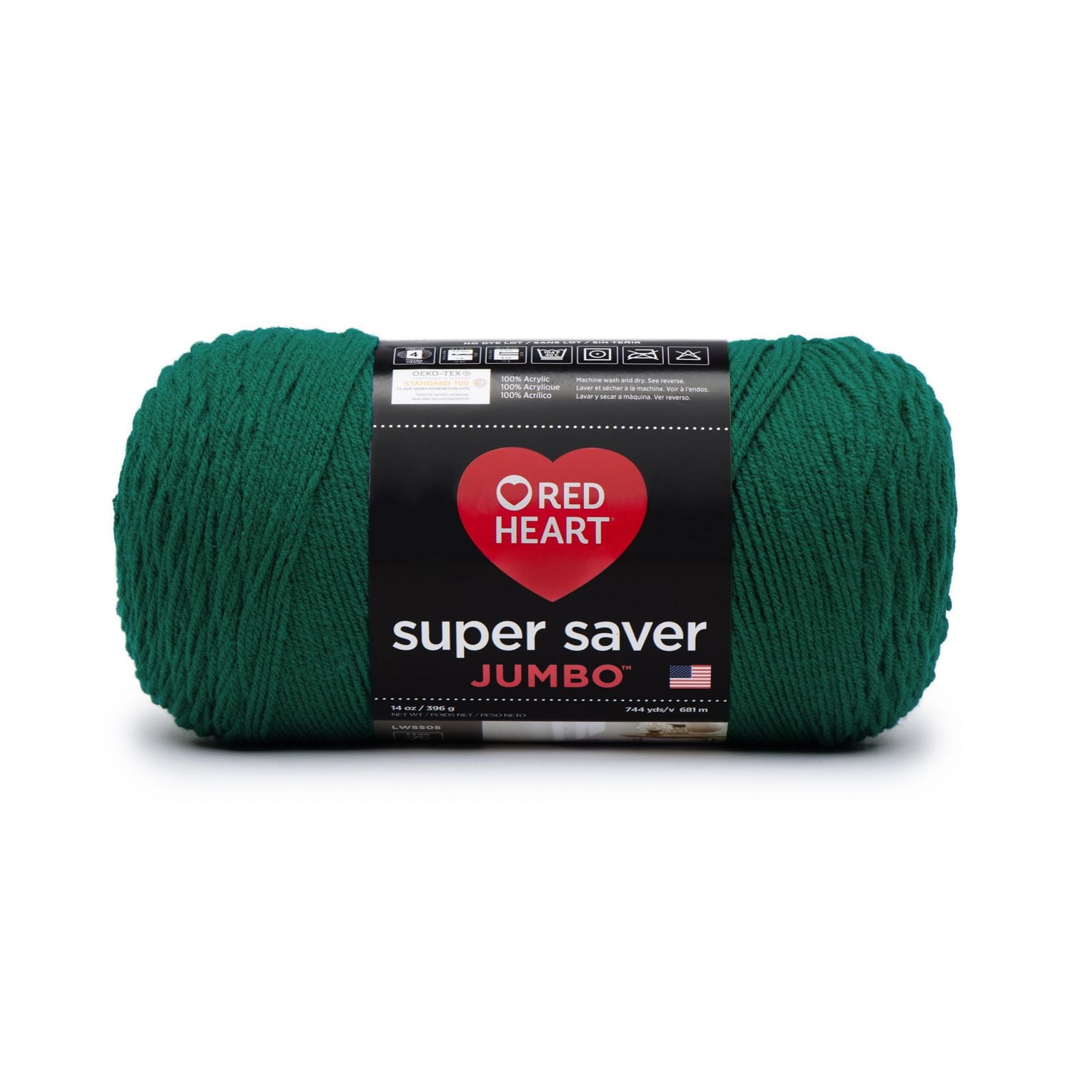 Red Heart® Super Saver® Jumbo Yarn, Acrylic #4 Medium, 14oz/396g