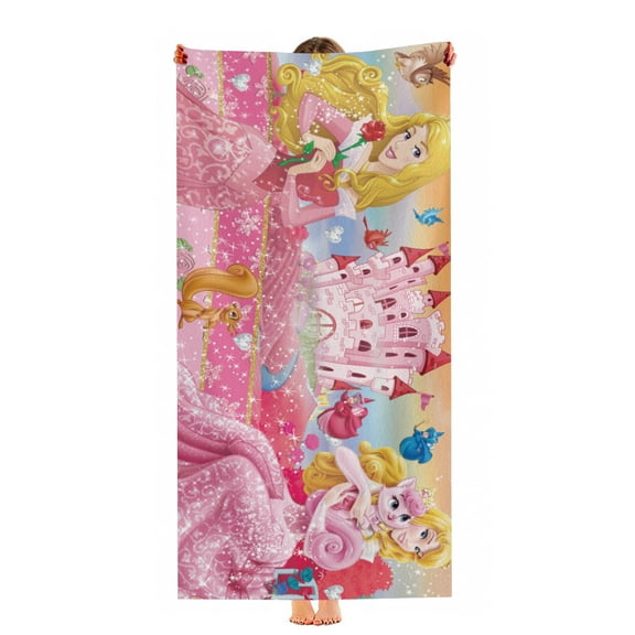 Aurora Beach Towel Gift for Women Girls Boys 30"x60" Quick Drying Microfiber