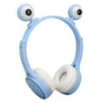 thumbnail image 6 of Children Bluetooth Headset Cute Big Eyes Children Cartoon Headphones with LED Light Microphone Blue, 6 of 8