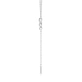 thumbnail image 2 of Angara Natural Diamond Necklace - Three Stone Graduated Bezel-Set Diamond Lariat Necklace in Platinum for Women, 2 of 9
