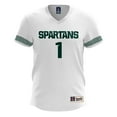 thumbnail image 2 of Men's GameDay Greats #1  White Michigan State Spartans  Lightweight Soccer Team Jersey, 2 of 4