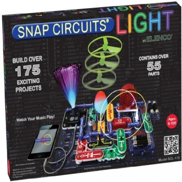 Elenco SCL-175B Snap Circuits Lights Electronics Discovery Kit - Walmart.com