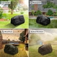thumbnail image 5 of Riding Lawn Mower Cover, Heavy Duty Material Provides All Weather Cover For Wind, Rain, Snow, Dust, And Hail Protection, Universal Fit For Most Lawn Mowers, Easy Cleaning And Storage, 140x66x91Cm, 5 of 5
