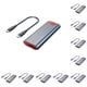 thumbnail image 1 of Sidaley M.2 NVMe SSD Enclosure HDD Box Portátil Ligero USB-C Sin herramientas Adaptador externo M2 Disco duro Protocolo dual Type2 NO2, 1 of 1