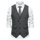 thumbnail image 5 of pstuiky Camiseta sin mangas para hombre, Blusa sin mangas con cuello vuelto y botones con bolsillos para hombre Camisas de hombre l, 5 of 9