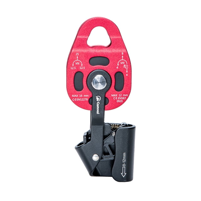 Naiovety Polea de elevación para escalada, accesorio de elevación duradero fiable, equipo elevador de polea firme para rescate deportivo al Escalada Rojo
