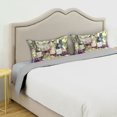 thumbnail image 5 of Haosy Satin Pillowcase for Hair and Skin Standard Cooling Silk Pillow Case with Envelope Closure Grape and Wine 20"x40", 5 of 9