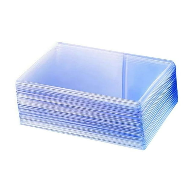 HLONK 10PCS Card Sleeves Transparent For Trading Card Soft Baseball Card Football Card Sports Cards