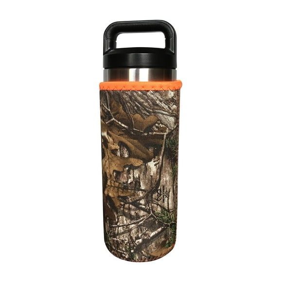 KOVERZ Neoprene 24-30 oz Water Bottle Insulator Cooler Coolie - Officially Licensed REALTREE Camouflage