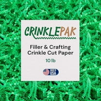 10 LB Green Crinkle Paper Shred