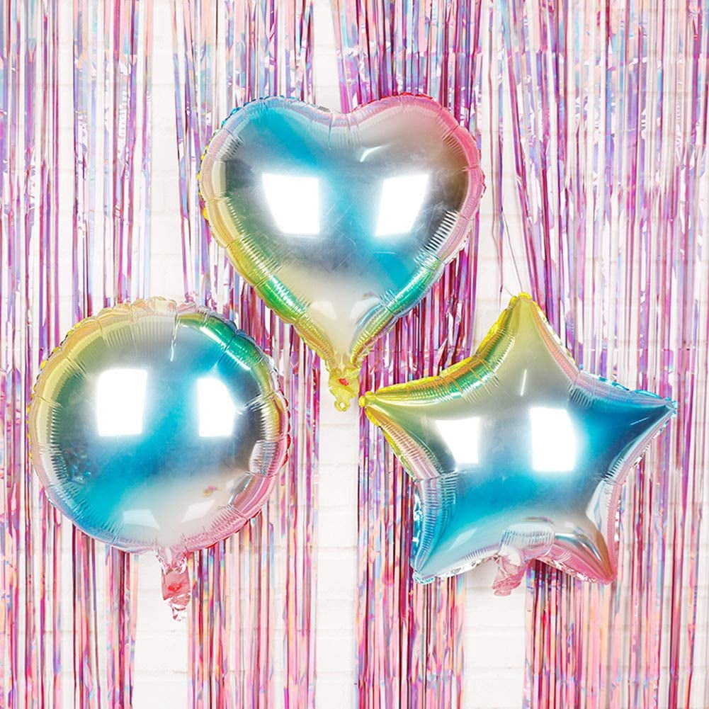 Buy 15 Pack 18 Assort Heart Shap Helium Foil Balloons S…