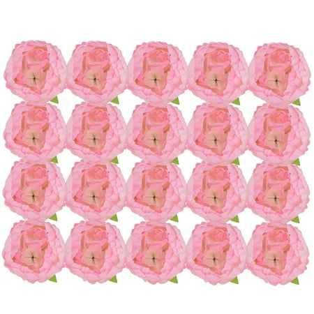 Peony Restaurant Austin 20pcs Mini Artificial Flower Peony Flower Fake Flowers Wedding Decorations Set Artificial Flora DIY Wedding Home Office Party Hotel Restaurant Patio Yard Decoration ()