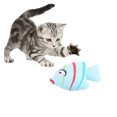 thumbnail image 4 of 2 Pcs Jouet Poisson Chat Interactif Drôle Jouet en Peluche pour Animal de Compagnie Herbe à Chat Toy Cat Jouet à Mordre, 4 of 10