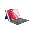 thumbnail image 1 of Folio con Teclado Trackpad para iPad Gen 7, 8 y 9, Gris, 1 of 5