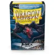 DRAGON SHIELD SLEEVES: MATTE BLACK (BOX OF 100)