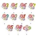 thumbnail image 4 of Maoww 32 Inch Birthday Balloon Set Birthday Party Decoration Donut Number Star Balloon Set Type 4, 4 of 7