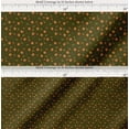 thumbnail image 2 of Soimoi Cotton Voile Fabric Leaves & Pumpkin Halloween Printed Craft Fabric by The Yard 56 Inch Wide, 2 of 7