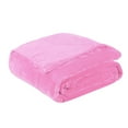 thumbnail image 2 of WRISTBIQUE Pink Flannel Throw Blanket Warm Comfortable Lightweight, 2 of 3