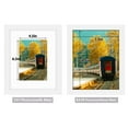thumbnail image 3 of Golden State Art 8x10 White Picture Frames Matted to 5x7, Tabletop and Wall Gallery Display, 2-Pack, 3 of 8