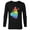 Black, variant on Disney Princess Belle Rainbow Gradient Beauty and the Beast- Long Sleeve T-Shirt for Men - Customized-Navy