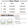thumbnail image 3 of Luxalzxs Everyday Bras for Women Large Bust Embroidered Glossy Comfortable Breathable No Rims Bra Plus Size Wireless Push Up Bras, 3 of 5