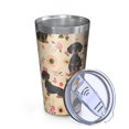thumbnail image 2 of 16oz Tumblers Dachshund and Flower Stainless Steel Vacuum Insulated Double Wall Travel Tumbler Cups Mug with Lid and Straw,Cleaning Brush for Coffee,Tea, 2 of 4