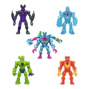 MrBeast Lab Hybrids Mega Pack, Reveal Different Hybrid Parts To Create 5 Mix & Match Action Figures, Collect 30+ Beasts, Ages 6+