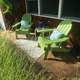 thumbnail image 4 of ResinTEAK All Weather Folding Adirondack Chair, HDPE Poly Lumber Green, 4 of 7