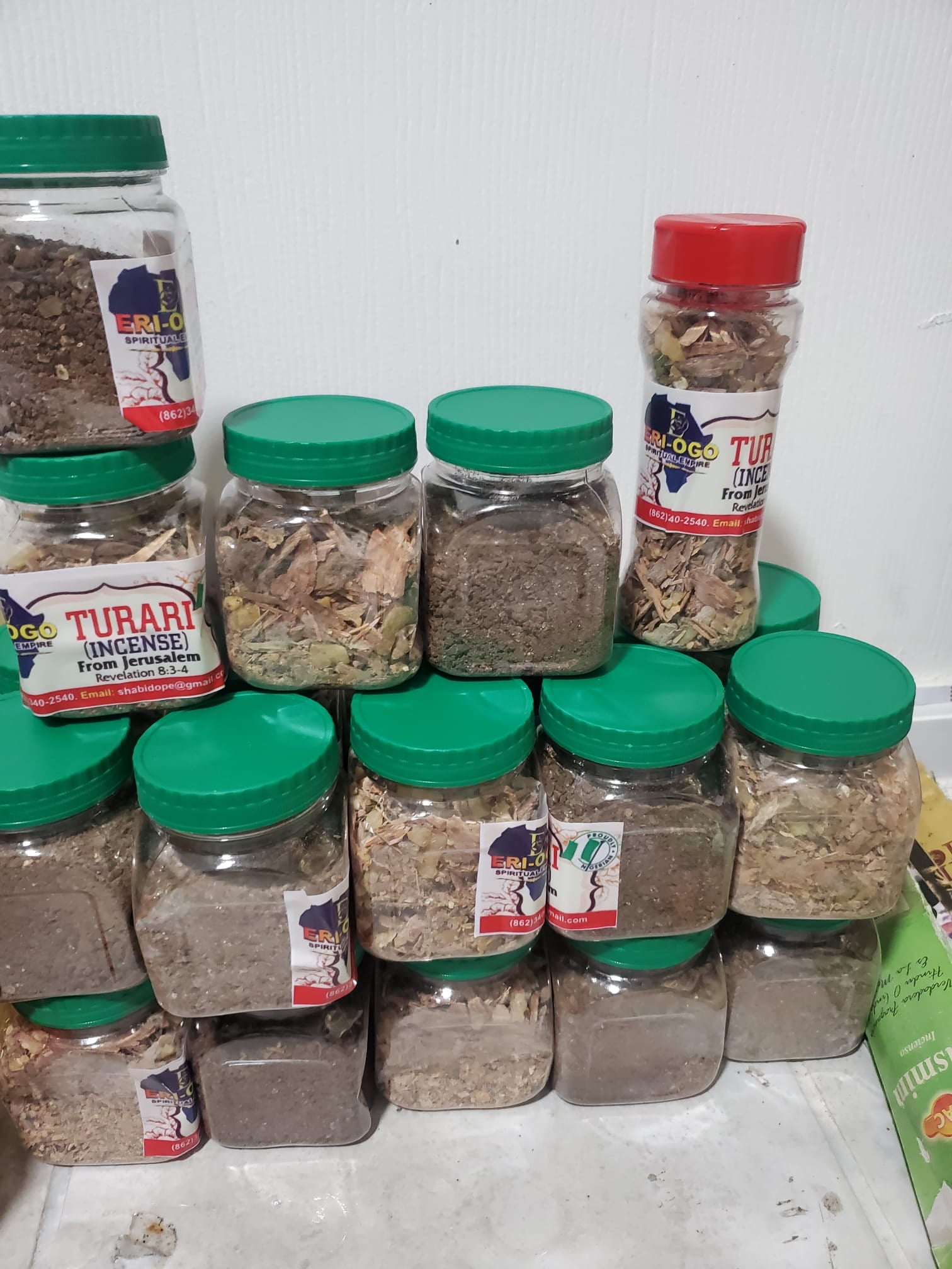 Turari incense celestial church of Christ Cherubim and Seraphim church Ijo mimo ijo aladura Imeko Agelu Jerusalem 250ml