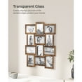 thumbnail image 3 of SONGMICS Collage Picture Frames, 4x6 for Wall Decor 12 Pack, Assembly Required, Rustic Brown, 3 of 5