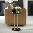 thumbnail image 2 of Uttermost Aperture Brass Accent Table, 2 of 12