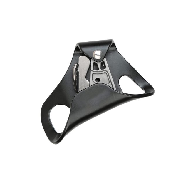 Eigraketly Herramientas de fijador de ascenso de cuerda de escalada, equipo elevador de aleación de aluminio, cuerdas de espeleología de Color sólido, Escalada Negro Eigraketly OD026823-01