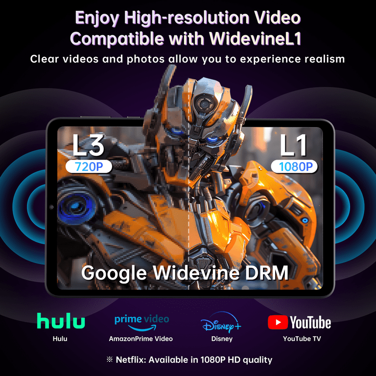 Headwolf FPad5 8.4 inch Android 14 Tablet, MediaTek G99