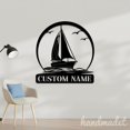 thumbnail image 2 of Handmadetneonsign Sailboat Metal Wall Art Light, Sailboat Metal Sign Wall Decor, Marine Metal Decor 50296, 2 of 5